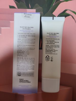 바노바기 코스메틱 바노바기 밀크씨슬 리페어 시카 선스크린 플러스 50ml — 5점을 준 리뷰어가 2023년 3월 올린 사용 사진