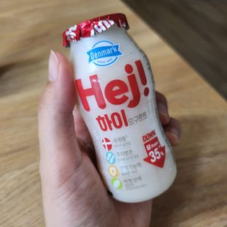 덴마크 *[구매평]하이(Hej!) 브랜드 패키지(요구르트, 그릭요거트) — 5점을 준 리뷰어가 2025년 8월 올린 사용 사진