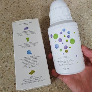 자연그램 매직버블클리너 250g — 4점을 준 리뷰어가 2021년 1월 올린 사용 사진