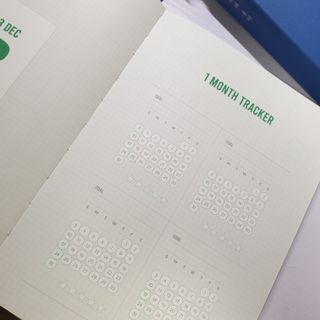 리훈 2024다이어리 아이라이크 모눈다이어리 — 5점을 준 리뷰어가 2023년 9월 올린 사용 사진