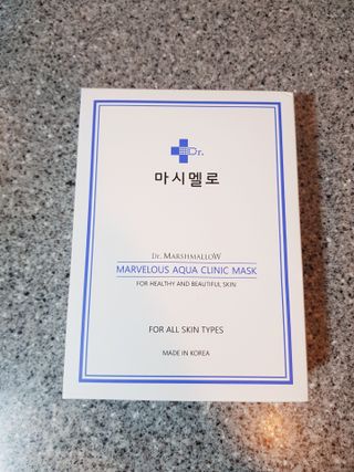 닥터마시멜로 닥터마스멜로 마블러스 아쿠아 클리닉 마스크 — 5점을 준 리뷰어가 2021년 6월 올린 사용 사진