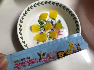 다나음 셀렌에 빠진 아연면역젤리 열대과일맛+사과맛 — 5점을 준 리뷰어가 2021년 3월 올린 사용 사진