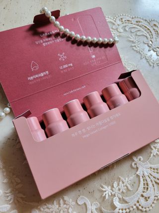 랩앤뷰티 메가 벨벳 콜라겐 12000 — 5점을 준 리뷰어가 2021년 5월 올린 사용 사진