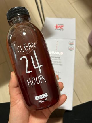 클린24시간 1BOX(5포) + 전용보틀(500ml) — 4점을 준 리뷰어가 2023년 4월 올린 사용 사진
