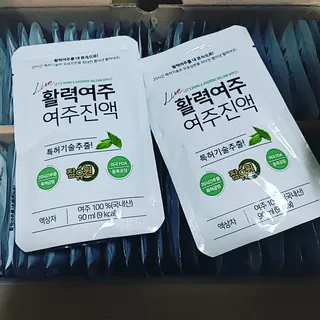 참유원 특허제조 활력 여주진액 여주즙 50포 — 5점을 준 리뷰어가 2022년 3월 올린 사용 사진