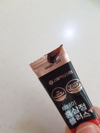 서울약사신협_투데이홍삼정플러스스틱_10g x 30포 — 4.5점을 준 리뷰어가 2020년 12월 올린 사용 사진