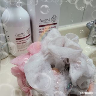 아미니 아크네 퓨어카밍 바디워시 500ml — 5점을 준 리뷰어가 2021년 6월 올린 사용 사진