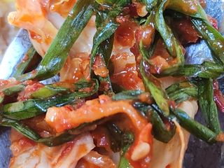 셰프애찬 알배기 겉절이 김치 1kg — 5점을 준 리뷰어가 2022년 9월 올린 사용 사진