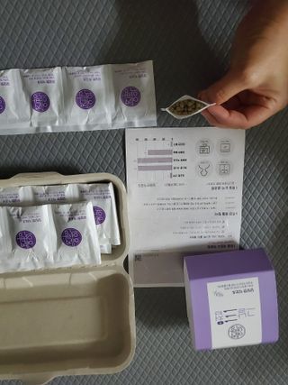 예진약방 그날을 위한 맞춤형 한방 건강식품 (4종) — 5점을 준 리뷰어가 2022년 7월 올린 사용 사진
