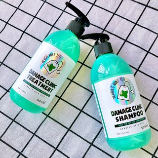 썸헤어 / SUMHAIR 썸헤어 데미지 클리닉 샴푸+트리트먼트 네롤리&민트티 — 3.5점을 준 리뷰어가 2021년 7월 올린 사용 사진
