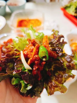 [닭집아들] 직화마라국물닭발 & 직화닭오돌뼈 — 5점을 준 리뷰어가 2024년 4월 올린 사용 사진