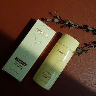 스킨큐어 산다화 유기농 레몬썬크림 — 5점을 준 리뷰어가 2022년 4월 올린 사용 사진