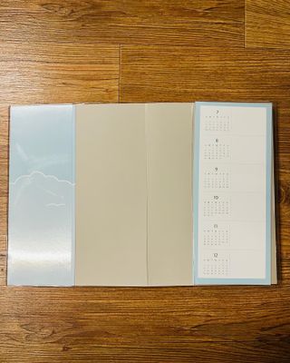 리훈 2023년 아이라이크 모눈 다이어리 미니달력 세트 — 4점을 준 리뷰어가 2022년 11월 올린 사용 사진