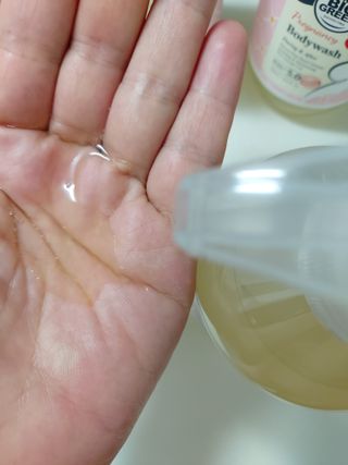 빅그린 임산부 전용라인 3종세트 - 샴푸500ml,트리트먼트500ml,바디워시500ml — 5점을 준 리뷰어가 2022년 8월 올린 사용 사진