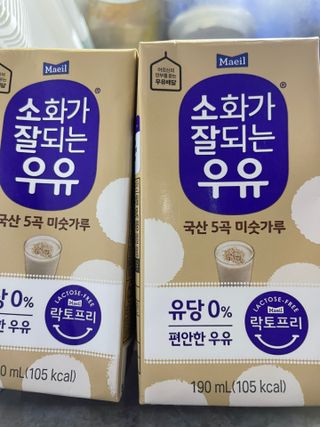 소화가 잘되는 우유 국산 5곡 미숫가루 — 5점을 준 리뷰어가 2021년 9월 올린 사용 사진