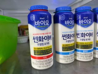 LIVE 매일바이오 썬화이버 드링킹 요거트 — 5점을 준 리뷰어가 2022년 8월 올린 사용 사진