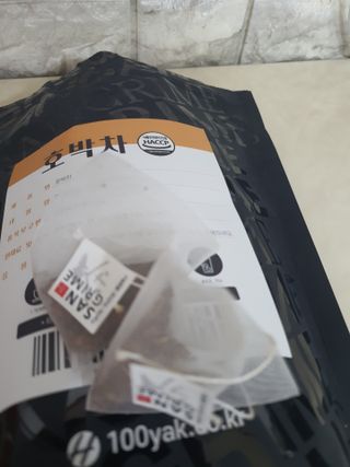 산그리메 국내산 호박차 100티백 대용량 삼각티백차 — 5점을 준 리뷰어가 2021년 7월 올린 사용 사진