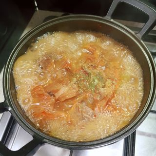 우주쿡 천연조미료 고메 프리미엄 시즈닝 6종 택1 청양고추+ /대파 /깻잎 /마늘 /생강 /표고버섯 — 5점을 준 리뷰어가 2021년 9월 올린 사용 사진