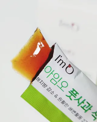 아임오 풋사과 식이섬유 밸런스 젤리 14포 — 4점을 준 리뷰어가 2021년 10월 올린 사용 사진
