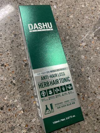다슈코리아 다슈 데일리 안티 헤어로스 허브 헤어토닉 150ml — 5점을 준 리뷰어가 2021년 2월 올린 사용 사진