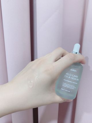 아르비엔 마일드케어 비건 시카세럼 — 5점을 준 리뷰어가 2021년 2월 올린 사용 사진
