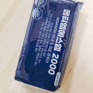 바른비타민 옵티엠에스엠2000 1박스 60포 관절 연골 복합건강기능식품 — 4점을 준 리뷰어가 2021년 6월 올린 사용 사진