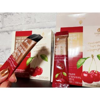 자연에온 가득담은 몽모랑시 타트체리 콜라겐 젤리스틱 — 4.5점을 준 리뷰어가 2021년 1월 올린 사용 사진