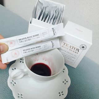 세렌디뷰티_이너뷰티 티톡스 로즈 베리 — 5점을 준 리뷰어가 2021년 3월 올린 사용 사진