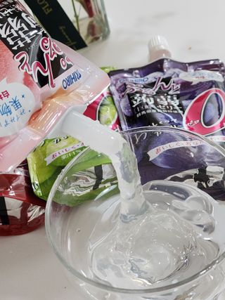ORIHIRO 오리히로 곤약젤리 제로칼로리 130g 4종 4팩(맛별로 1팩씩) — 4점을 준 리뷰어가 2023년 1월 올린 사용 사진