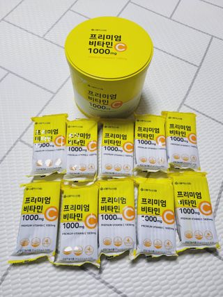 서울약사신협 프리미엄비타민C1000_2.5G x 100포 — 5점을 준 리뷰어가 2020년 12월 올린 사용 사진