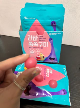 푸름웰니스 라바 쑥쑥구미 36g — 5점을 준 리뷰어가 2022년 4월 올린 사용 사진