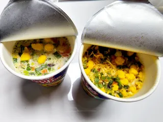 NISSIN 닛신 컵누들  4종 - 씨푸드오리지날, 씨푸드 스파이시, 씨푸드 커리, 씨푸드 XO소스 — 5점을 준 리뷰어가 2022년 12월 올린 사용 사진