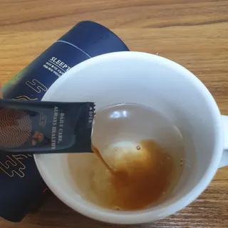 프리마인 자체 기업부설 연구소에서 찾아낸 건강한 수면의 비밀.  슬립토 플러스 30포 — 5점을 준 리뷰어가 2022년 4월 올린 사용 사진