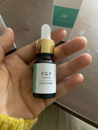 랑팡 EGF+FGF 10ppm 리포좀 앰플 원액 10ml — 5점을 준 리뷰어가 2021년 11월 올린 사용 사진