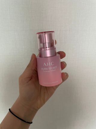 AHC 아우라 시크릿 톤업 벨벳 — 5점을 준 리뷰어가 2021년 4월 올린 사용 사진