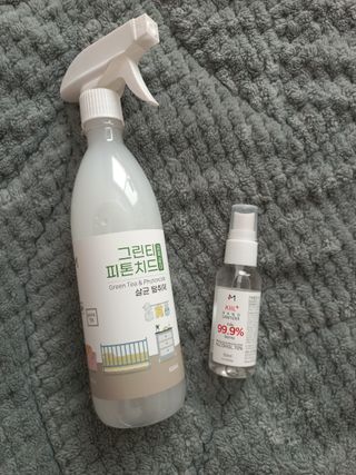 [엠메이데이] 그린티 피톤치드 감쪽같이 500ml + 손소독액 50ml — 5점을 준 리뷰어가 2022년 3월 올린 사용 사진