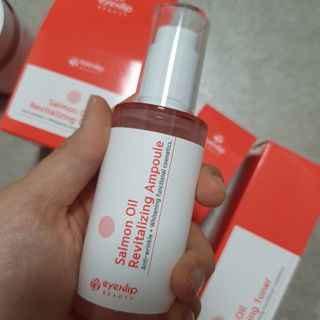 아이앤립 / EYENLIP 아이앤립 연어오일 리바이탈라이징 토너+앰플+크림 3종 세트 — 5점을 준 리뷰어가 2021년 5월 올린 사용 사진