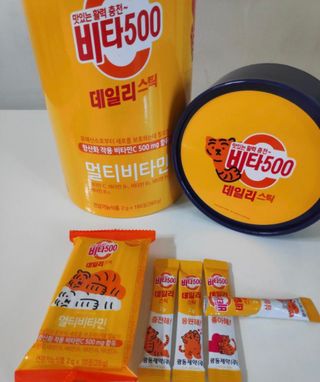 광동생활건강 프리 [광동] VB와 VC를 함유한 멀티 비타민 비타 500 데일리 스틱 180포 — 5점을 준 리뷰어가 2022년 7월 올린 사용 사진