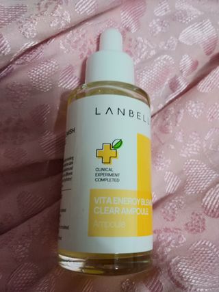 랑벨 비타 에너지 잡티 앰플 50ml 고농축 비타민, 저자극, 수분 촉촉, 미백 앰플 — 5점을 준 리뷰어가 2022년 4월 올린 사용 사진