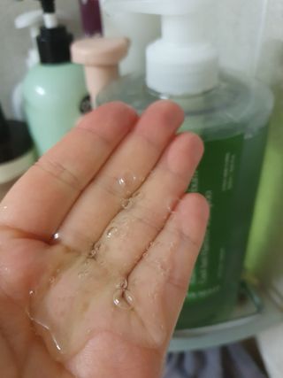 닥터시드 티트리 앤 라임 비건 지성케어 쿨 탈모 샴푸 (1000ml) — 5점을 준 리뷰어가 2023년 12월 올린 사용 사진