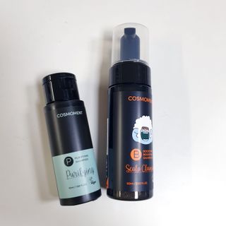 코스모먼트 부스티모 부스팅샴푸60ml + 비듬세정 진정샴푸50ml — 5점을 준 리뷰어가 2021년 11월 올린 사용 사진