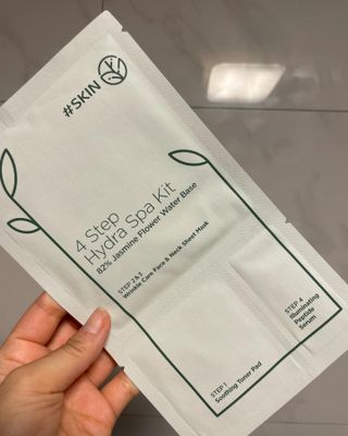 태그스킨 4스텝 주름개선 피부미백 영양 마스크팩 3개 세트(최신버전) — 5점을 준 리뷰어가 2022년 4월 올린 사용 사진