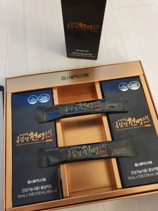 서울약사신협 약사신협_천명플러스스틱_10mlx30포 — 5점을 준 리뷰어가 2021년 3월 올린 사용 사진