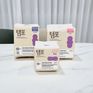 N[템포] 템포 패드 내추럴 순면 생리대 SET(중형 슬림 + 대형 + 라이너) — 5점을 준 리뷰어가 2024년 2월 올린 사용 사진