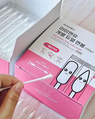 마미앤유 개별 듀얼면봉 — 5점을 준 리뷰어가 2022년 2월 올린 사용 사진