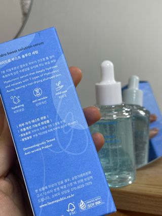 페이스리퍼블릭 하이드로 부스트 솔루션 세럼 — 5점을 준 리뷰어가 2021년 3월 올린 사용 사진