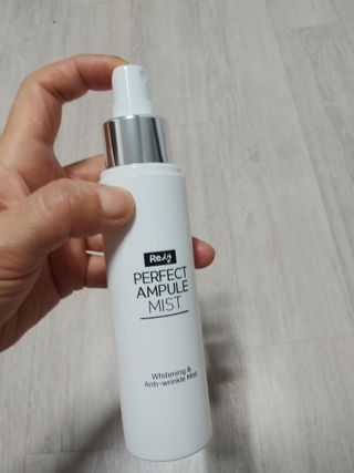 리생 [Re생] 퍼팩트 앰플 이중 기능성 미스트 100ml  피부미백 주름개선 = 총 2개 200ml 증정 — 5점을 준 리뷰어가 2021년 9월 올린 사용 사진