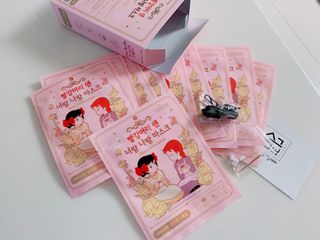 [숨그림] 2D 새부리형, 짱구, 무직타이거, 빨강머리앤 우리아이 그리고 내가 쓰는 믿을수있는 케릭터 마스크 — 5점을 준 리뷰어가 2021년 9월 올린 사용 사진