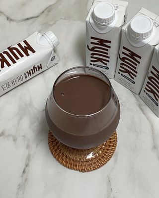 이너프 뮐크 초콜릿맛 — 5점을 준 리뷰어가 2022년 10월 올린 사용 사진