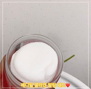 메디필 레드 락토 콜라겐 필링패드 — 5점을 준 리뷰어가 2021년 3월 올린 사용 사진